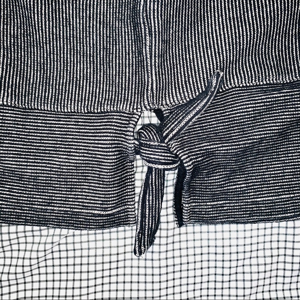 MADEWELL Contrast Stripe Side Tie Knit Sweater - Picture 7 of 12